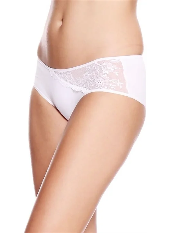Magic Form 467 Cotton Lace Regular Panties - Ecru