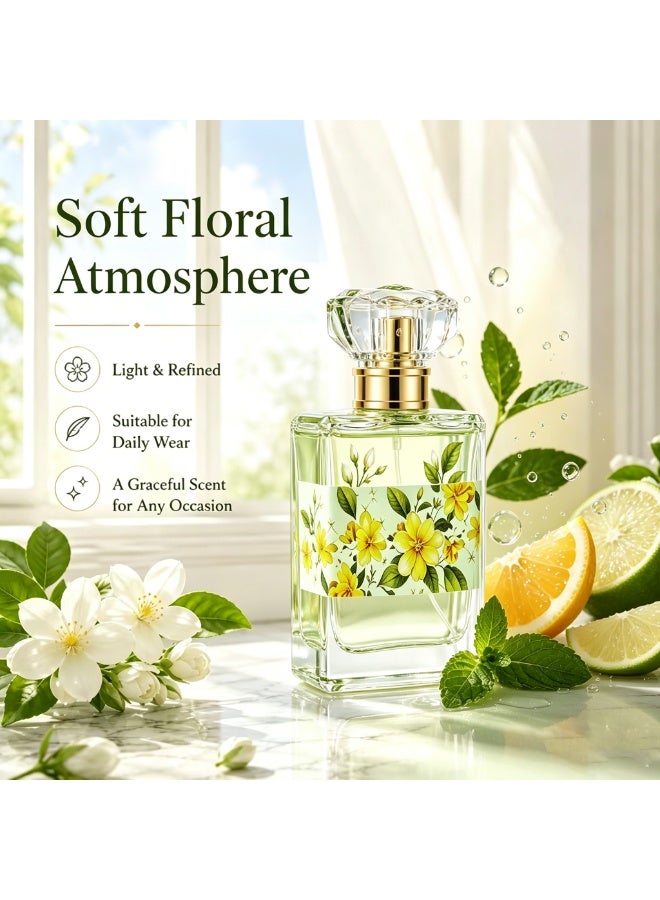 عطر نسائي زهري فاكهي أو دو بارفان 50 مل – رائحة تدوم طويلاً، أنيق ومنعش للاستخدام اليومي والمناسبات والهدايا - Image 4