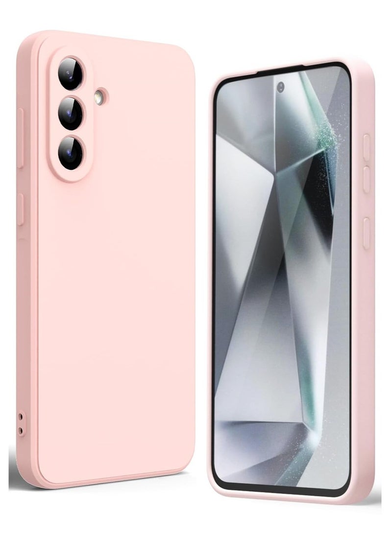 غطاء حماية لهاتف سامسونج جالاكسي S24 FE ببطانة داخلية من القماش مع حماية للكاميرا لهاتف سامسونج جالاكسي S24 FE - Image 1