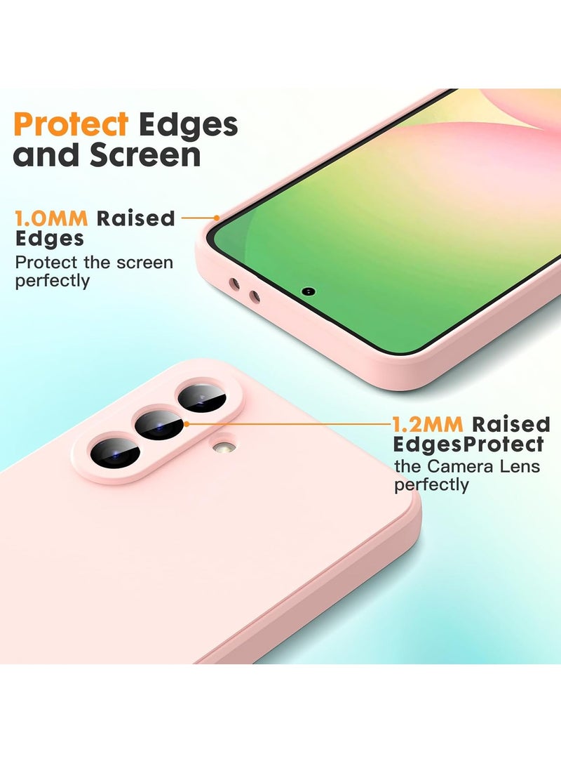 غطاء حماية لهاتف سامسونج جالاكسي S24 FE ببطانة داخلية من القماش مع حماية للكاميرا لهاتف سامسونج جالاكسي S24 FE - Image 3