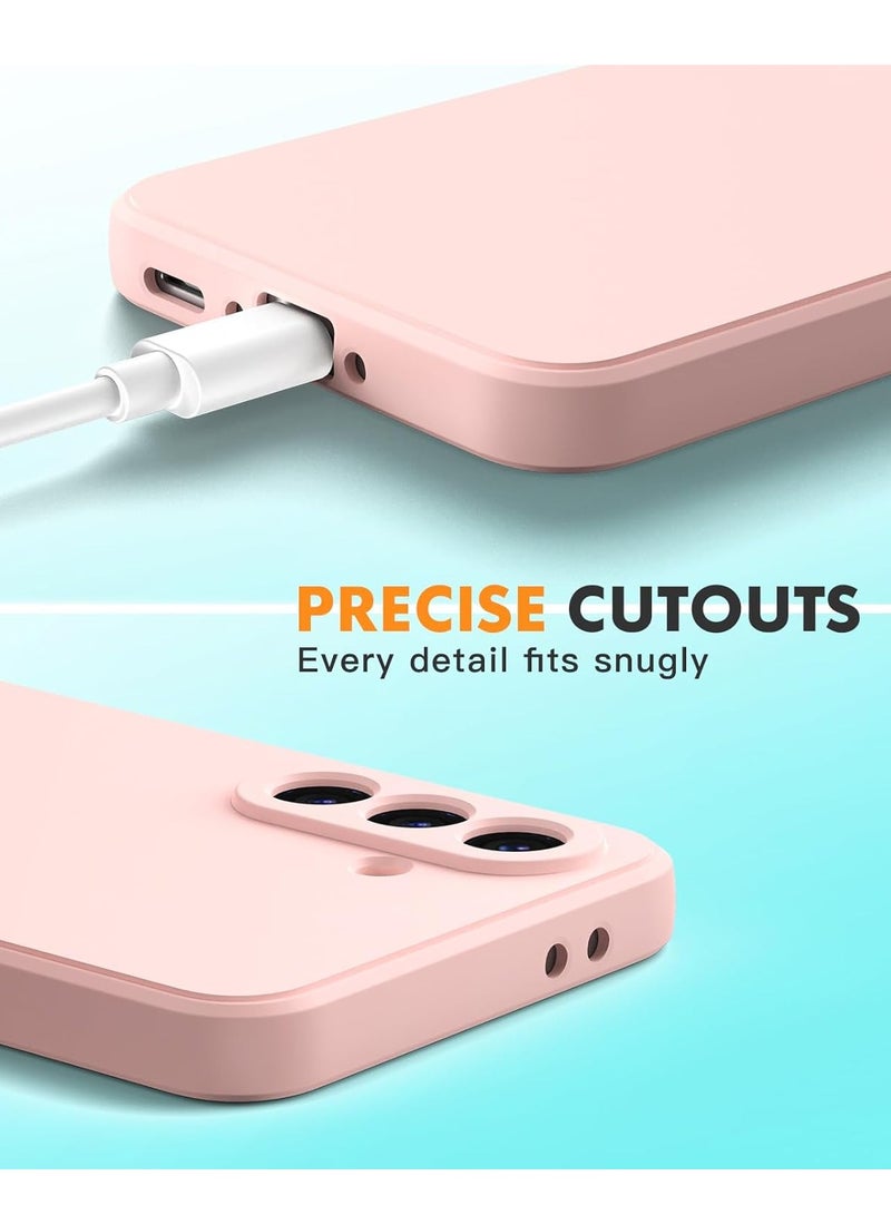 غطاء حماية لهاتف سامسونج جالاكسي S24 FE ببطانة داخلية من القماش مع حماية للكاميرا لهاتف سامسونج جالاكسي S24 FE - Image 4