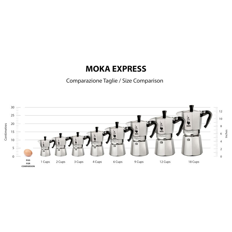 Bialetti 4942 Moka Express Espresso Maker, Makes 3 Cups, Red - Image 2