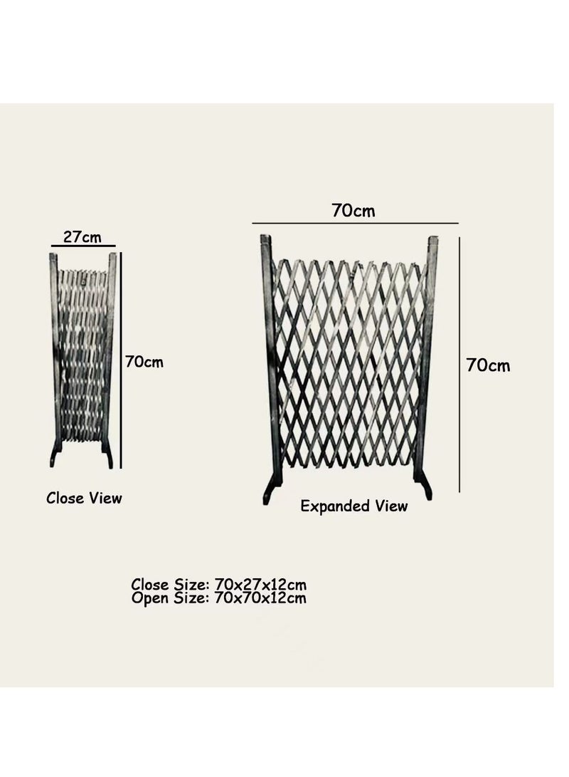 FFD Expandable Garden Trellis Fence, Freestanding Outdoor Pet Safety Fence for Patio, Lawn & Climbing Plants, Expands to 120cm - Image 2