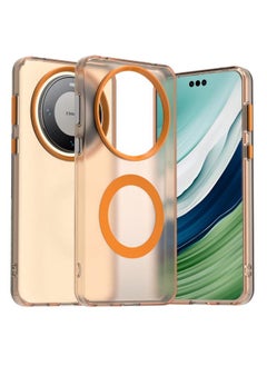For Huawei Mate 60 Pro Candy Magsafe PC Hybrid TPU Phone Case(Orange)