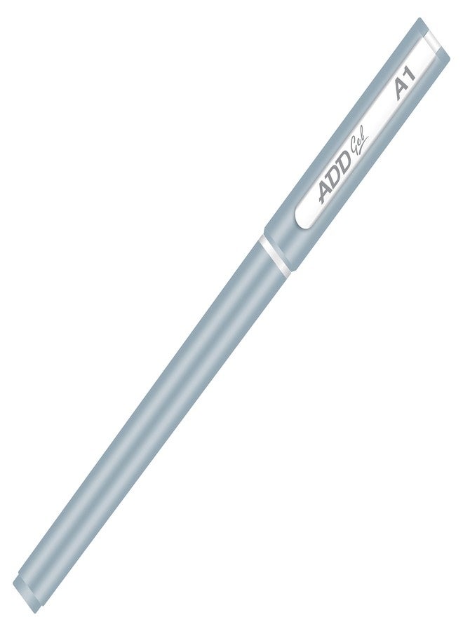 ADD Gel أقلام حبر جاف A1 من الجيل الجديد، عبوة من 10 أقلام (أسود) - Image 2