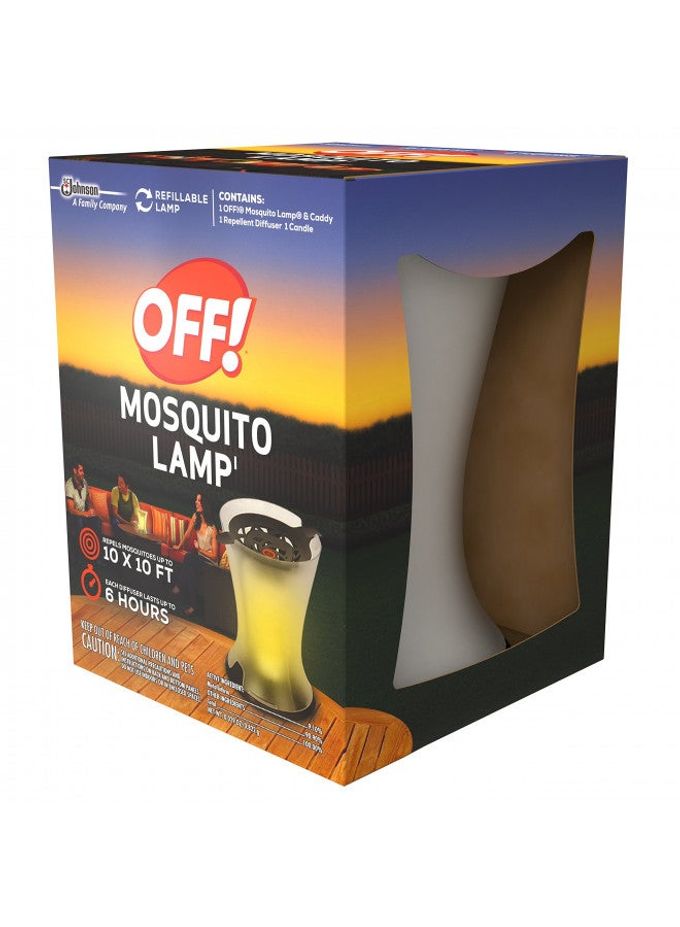 OFF! Refillable Mosquito Lamp, Repels Mosquitoes up to 10 x 10 feet, Protection for up to 6 Hours, 1 Count - Image 2