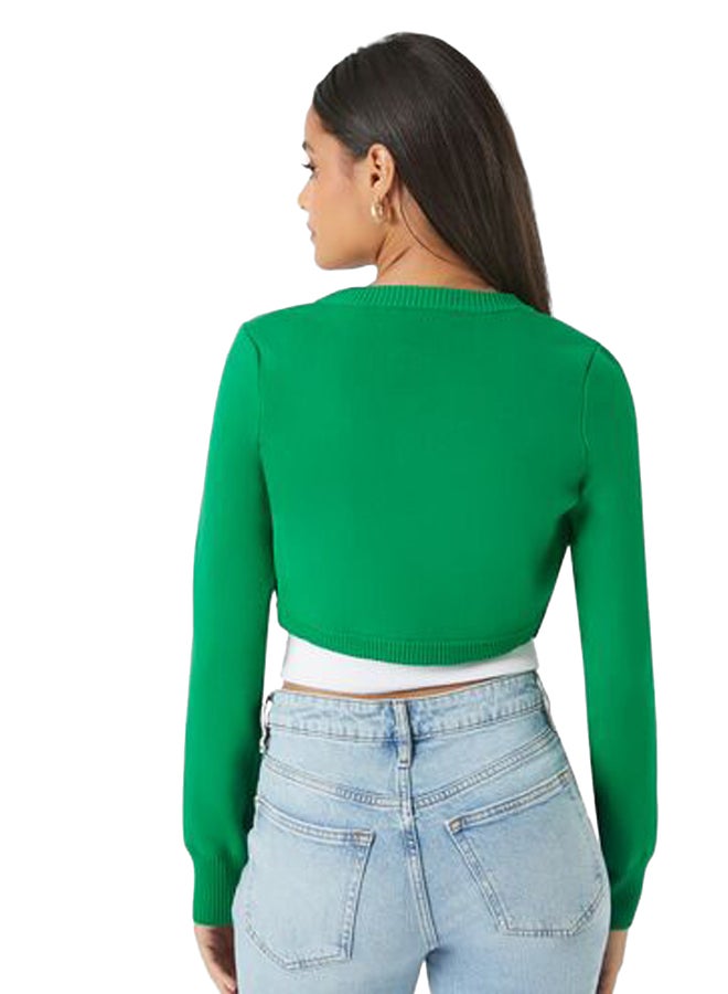 FOREVER 21 Ribbed Open-Front Shrug Sweater - Image 4