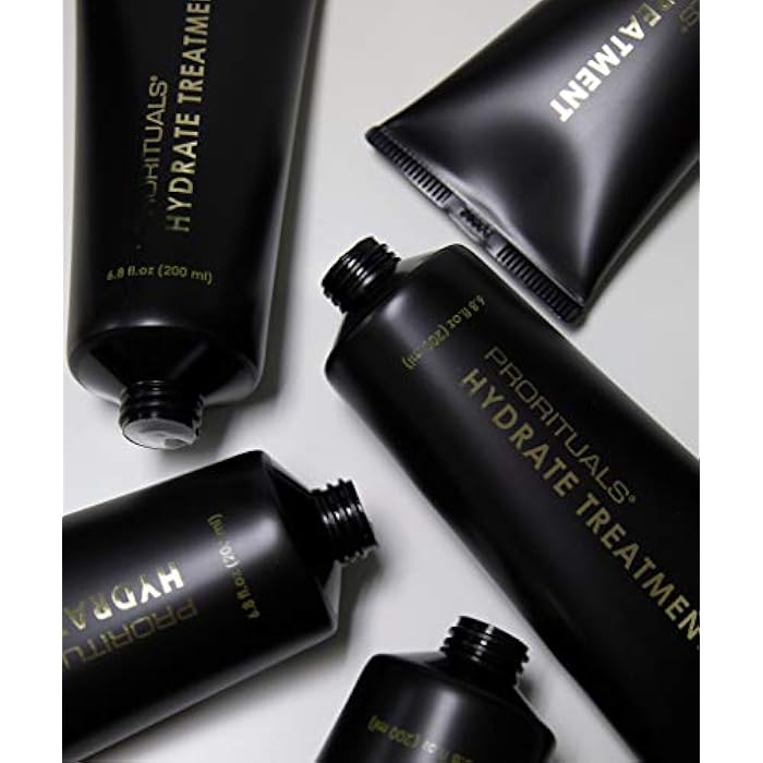 Prorituals Hydrate Hair Treatment Cream - Nourishing Deep Conditioning Hair Mask for Dry Damaged Hairs, Restores Softness & Shine, 6.8 fl. Oz - Image 3