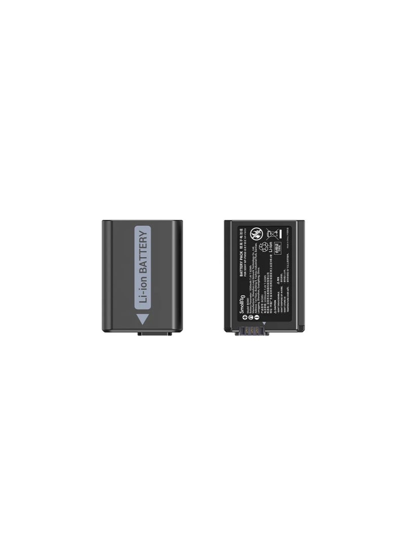 سمول ريج مجموعة بطارية كاميرا SmallRig NP-FW50 مع شاحن مزدوج بشاشة LCD – بطاريات بديلة بسعة 1030 مللي أمبير متوافقة مع سوني A6000، A6300، A6400، A6500، ZV-E10، سلسلة A7، RX10 - Image 4