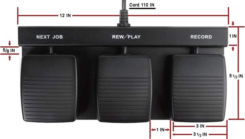 Dac DIGITAL FP110 USB 3 FUNCTION FOOT CONTROL - Image 2