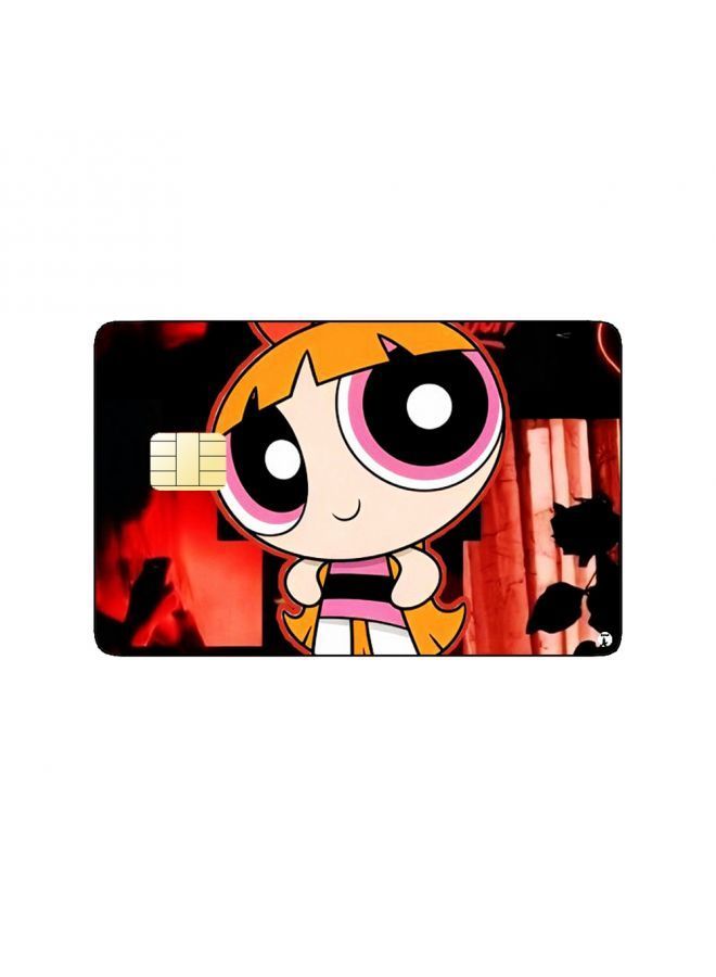 RKN PRINTED BANK CARD STICKER Animation Blossom From The Powerpuff Girls By Cartoon Network - Image 2