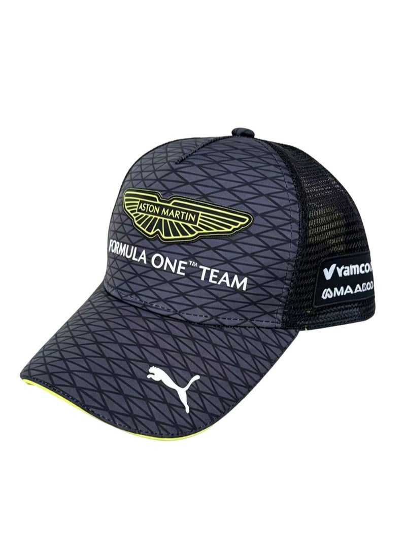 F1 Racing Baseball Cap for Men and Women Classic Motorsport Style Adjustable Hat Lightweight Comfortable and Trendy for Daily Wear