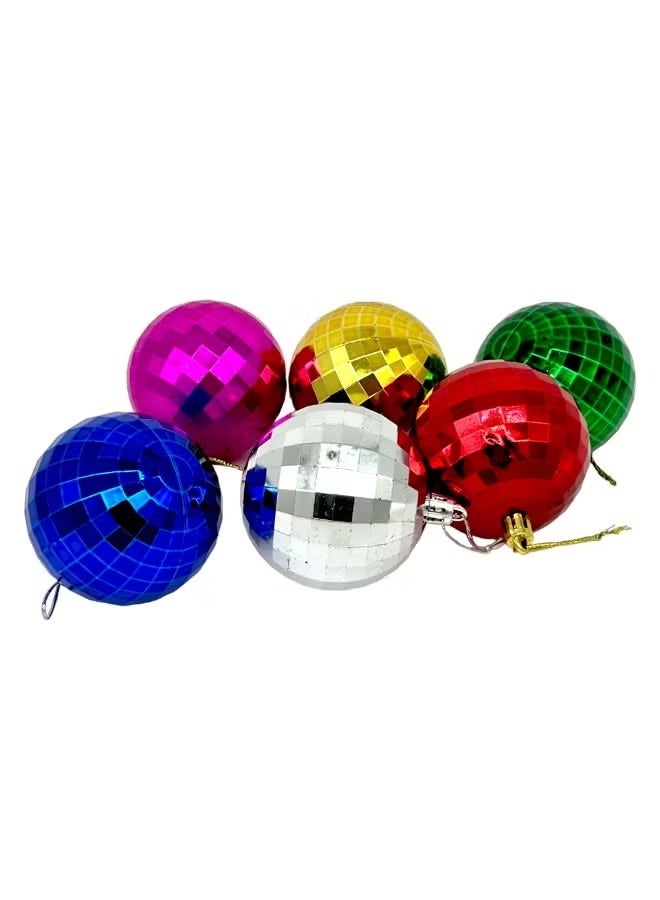 Green Tiger Decoration Disco Ball Set 6 Pcs