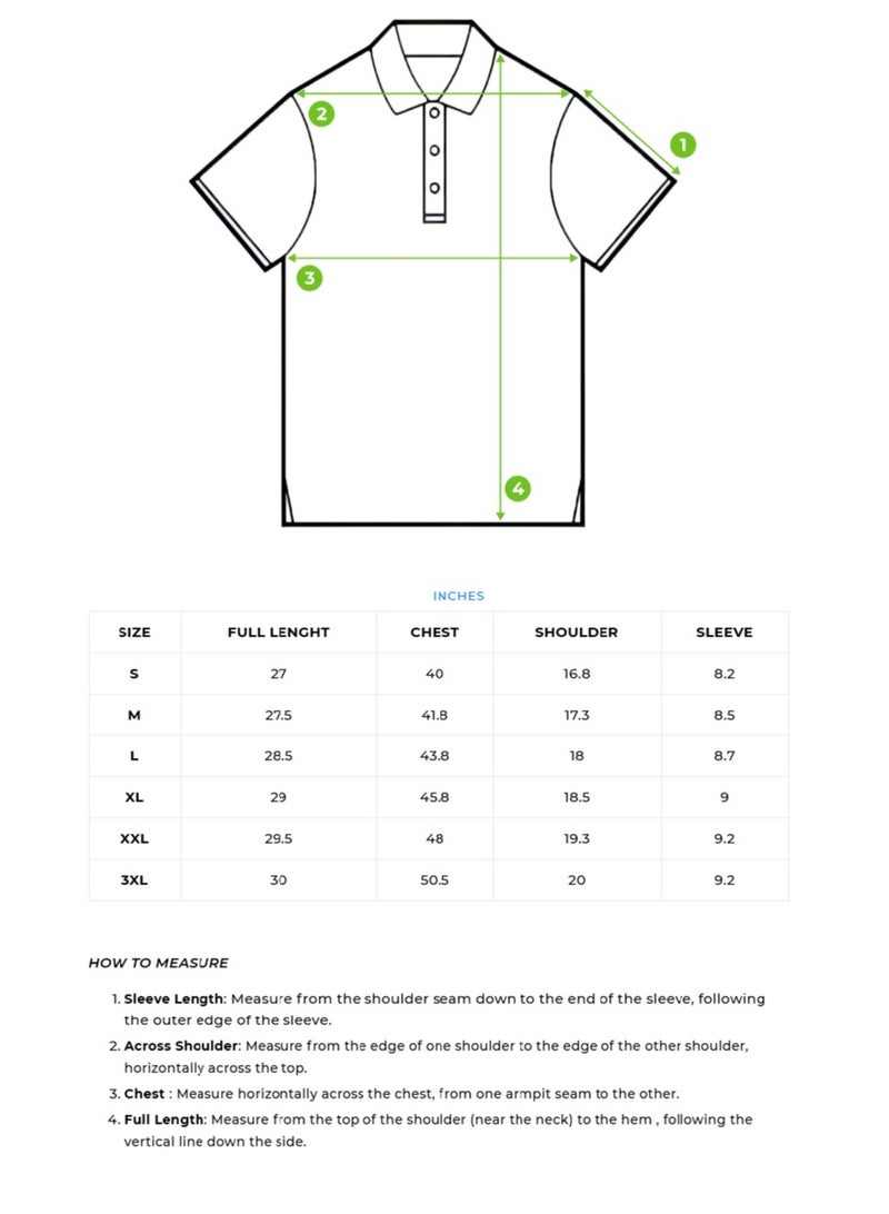 THE BEAR HOUSE Men’s Polo T-Shirt – Soft, Breathable Cotton, Classic Fit for All-Day Comfort, Stylish Casual Shirt for Summer, Everyday Wear & Outdoor Activities - Image 3