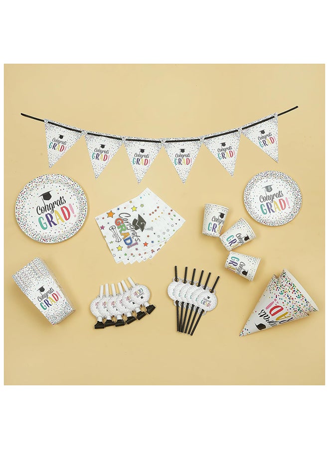9-Inch GRADUATION Party Plates (Pack of 10) Ideal for Party, Celebration, Decoration, Theme, Graduation  - Image 2