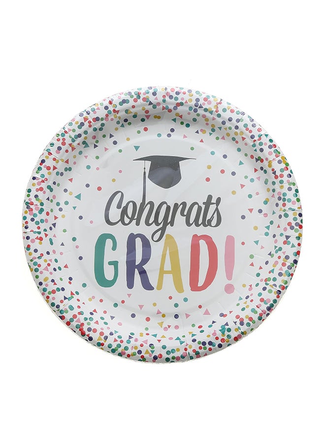 9-Inch GRADUATION Party Plates (Pack of 10) Ideal for Party, Celebration, Decoration, Theme, Graduation  - Image 1