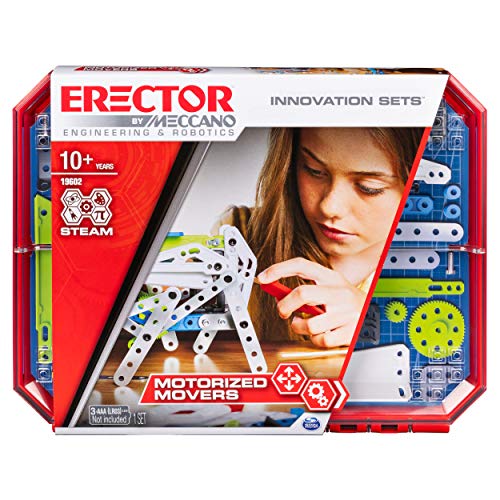 MECCANO Erector Motorized Movers STEAM Building Kit with Animatronics for Ages 10 and Up - Image 1