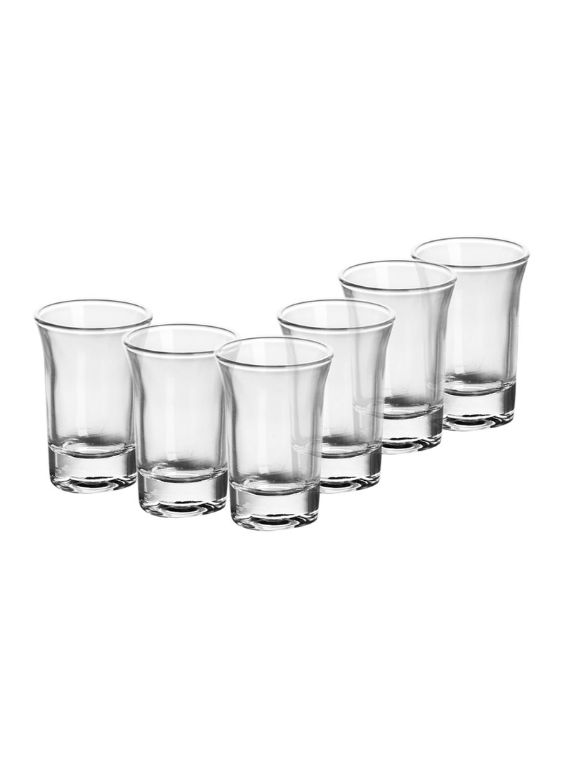 Cuisine Art Shot Glass, 43ml, Transparent, 6 Pieces - Image 1