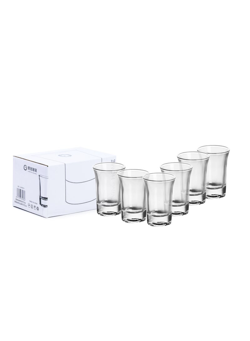 Cuisine Art Shot Glass, 43ml, Transparent, 6 Pieces - Image 2