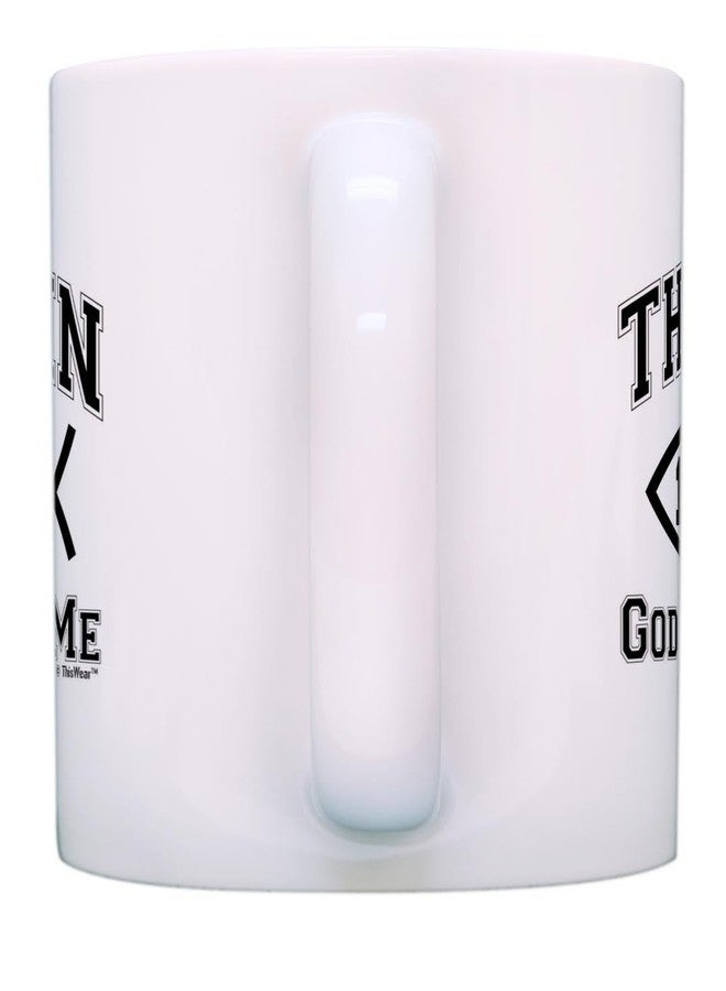 ThisWear 50th Birthday Gifts Then In 1976 God Made Me Christian Birthday Gifts Bday 11oz Ceramic Coffee Mug with Handle - Image 5