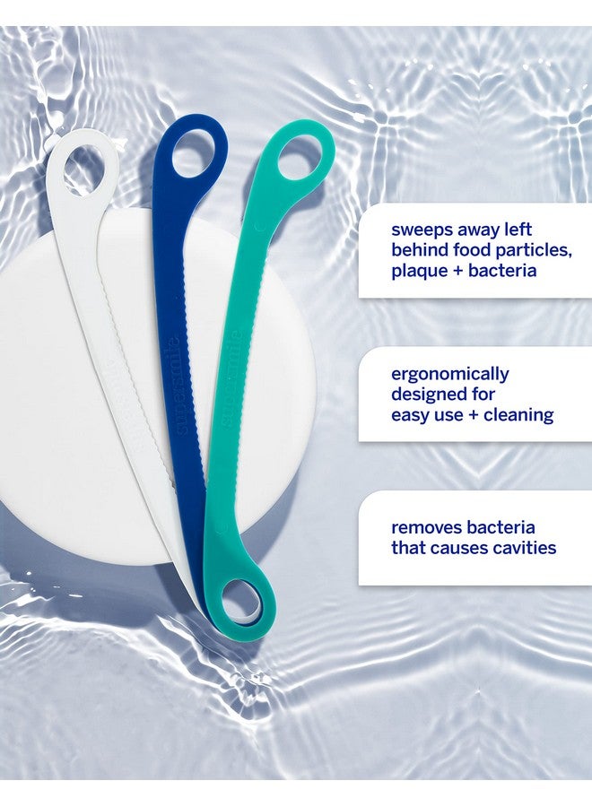 Supersmile Ripple Edge Tongue Cleaner, Ergonomic Reusable Tongue Scraper, 3 Count - Image 3