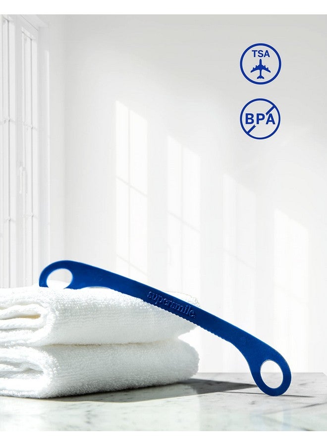 Supersmile Ripple Edge Tongue Cleaner, Ergonomic Reusable Tongue Scraper, 3 Count - Image 4