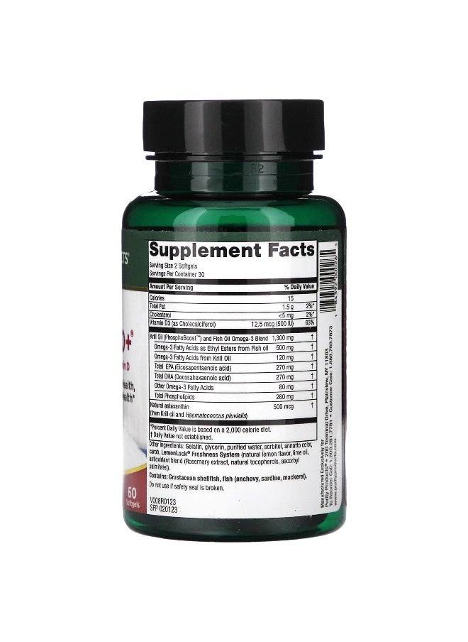 Purity Products - Purity Products, Krill Omega 50+, 60 Softgels - Image 1