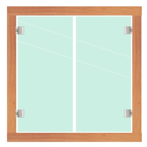 Volo® Brass Heavy Glass Hinges for Cabinet Door, Showcase, Cupboard (S.S. Finish) (Pack of 2) - Image 5