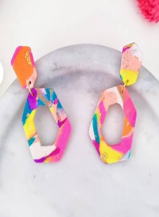 A1 3D Prints Polymer Clay Earing Cutters, Embossing Clay Tools, Earring Making Jewellery Tools, DIY, Set of 9 pcs - Image 2