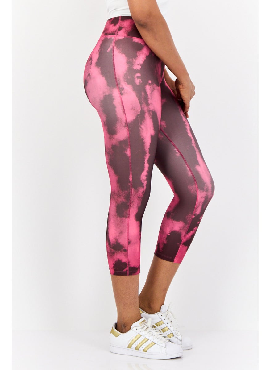 Reebok Women Sportswear Fit Training Capri Leggings, Multicolor  - Image 3