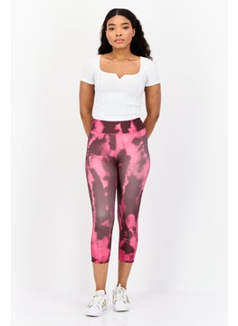 Reebok Women Sportswear Fit Training Capri Leggings, Multicolor  - Image 2