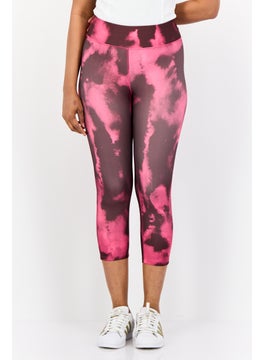 Reebok Women Sportswear Fit Training Capri Leggings, Multicolor  - Image 1