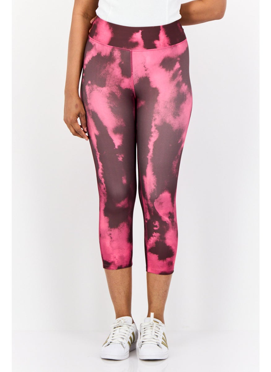 Reebok Women Sportswear Fit Training Capri Leggings, Multicolor  - Image 1