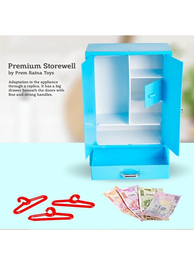 TOYZTREND Ratna's Storewell Toy Best Pretend Play Role Play Toys for Kids 15.5 Cm in Height (Blue Colour) - Image 2