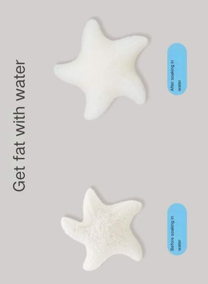 Natural baby bath sponge newborn baby wash face rub bath bath flutter cotton - Image 5