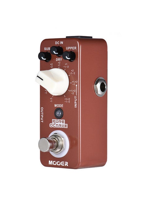 PURE OCTAVE Mini Octave Guitar Effect Pedal 11 Octave Modes True Bypass Full Metal Shell