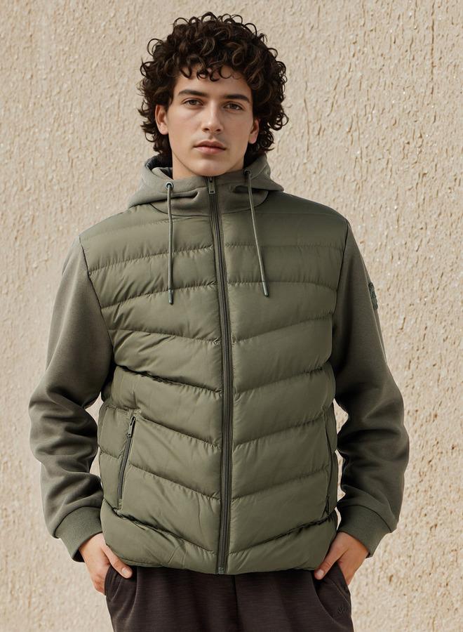 Kappa Men's Hooded Puffer Jacket - Image 1