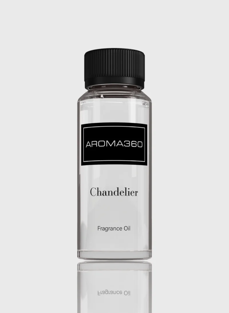 AROMA360 Chandelier Fragrance Oil Blend - Hotel Inspired for Luxury Essential Oil Diffusers - Aromatherapy Scent Diffuser Oil - Bergamot, Sweet Berry, and Oakmoss