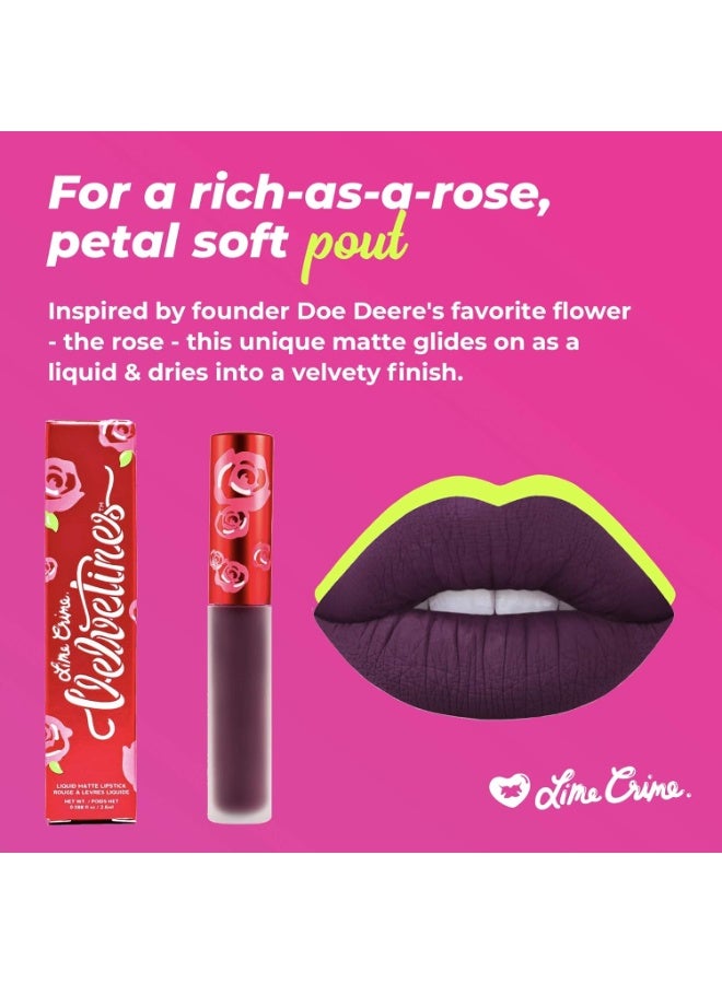 لايم كرايم أحمر شفاه سائل مطفي من فيلفيتينز، جينكس - Image 2