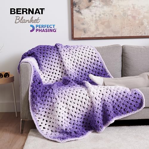 Bernat Blanket Perfect Phasing DEEP Teal Cake Yarn - 2 Pack of 10.56oz/299.37g - 100% Polyester - #6 Super Bulky - 220 Yards for Knitting, Crocheting, Crafts & Amigurumi - Image 3