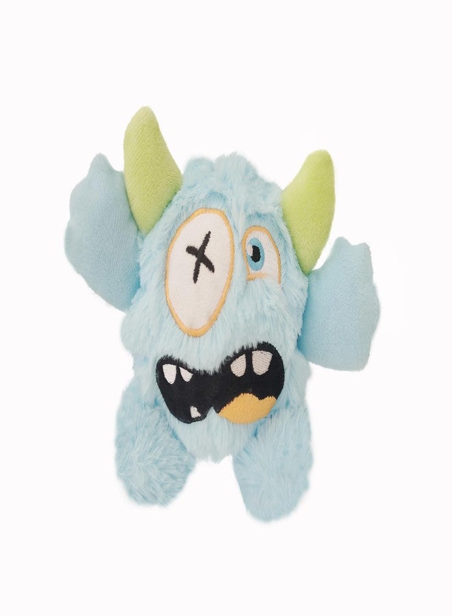 FCCUM Squeaky Plush Pet Toy Ball, Dental Care, Skin-Friendly and Soft and Relieve Stress,Dog Training Interactive Pet Cute Plush Fashionable Toy Ball (Sky Blue,Large) - Image 1