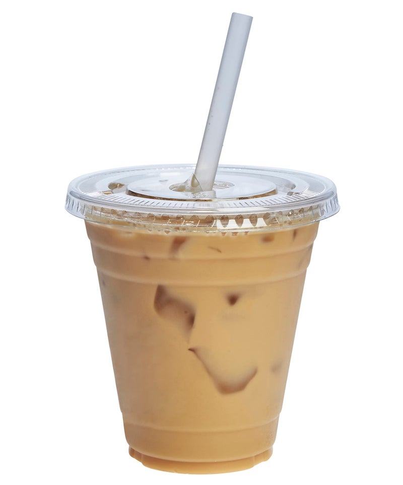 GUSTO 12 oz  50 Count Clear PET Cups with Lids Disposable Coffee Cups with Flat Lids  Ideal for Cold Beverages Smoothies and toGo Drinks  Formerly Comfy Package