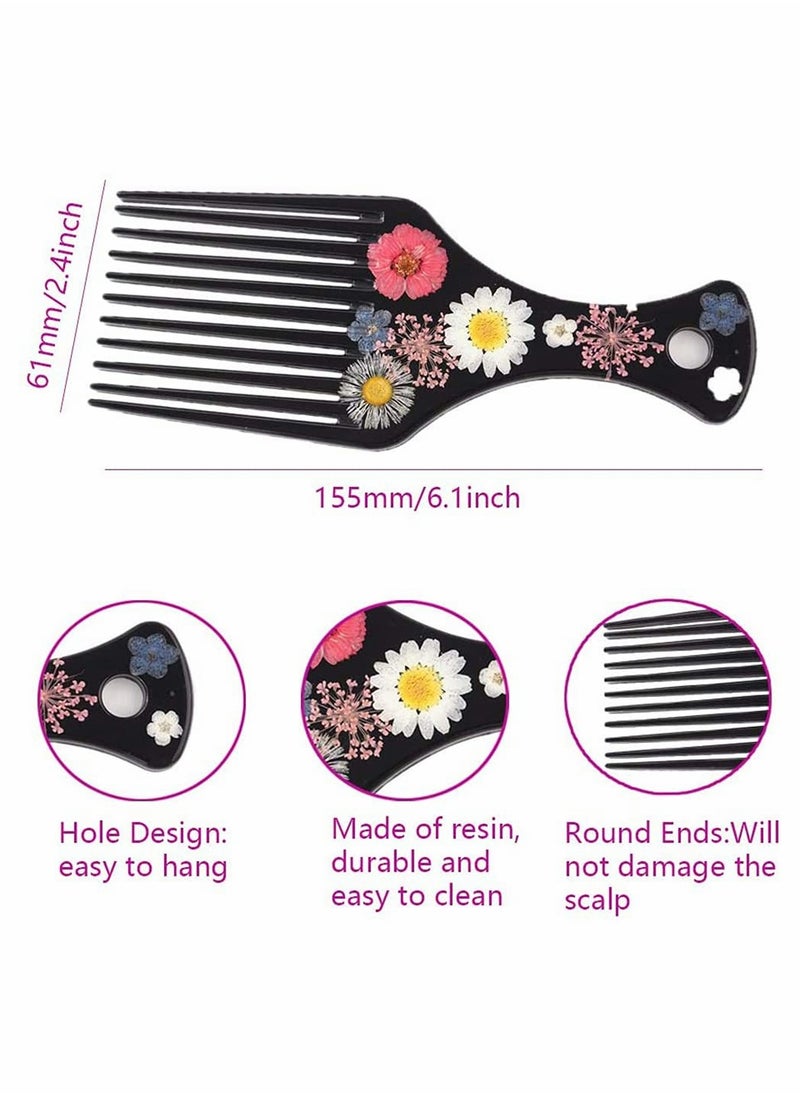 SYOSI - Resin Comb Mould, 3 in 1 Hair Pick Silicone Moulds Epoxy Resin Cast Comb Mold Salon Barbers Afro Hair Comb Mold for DIY Epoxy Comb Casting and Keychain Crafts Making - Image 1