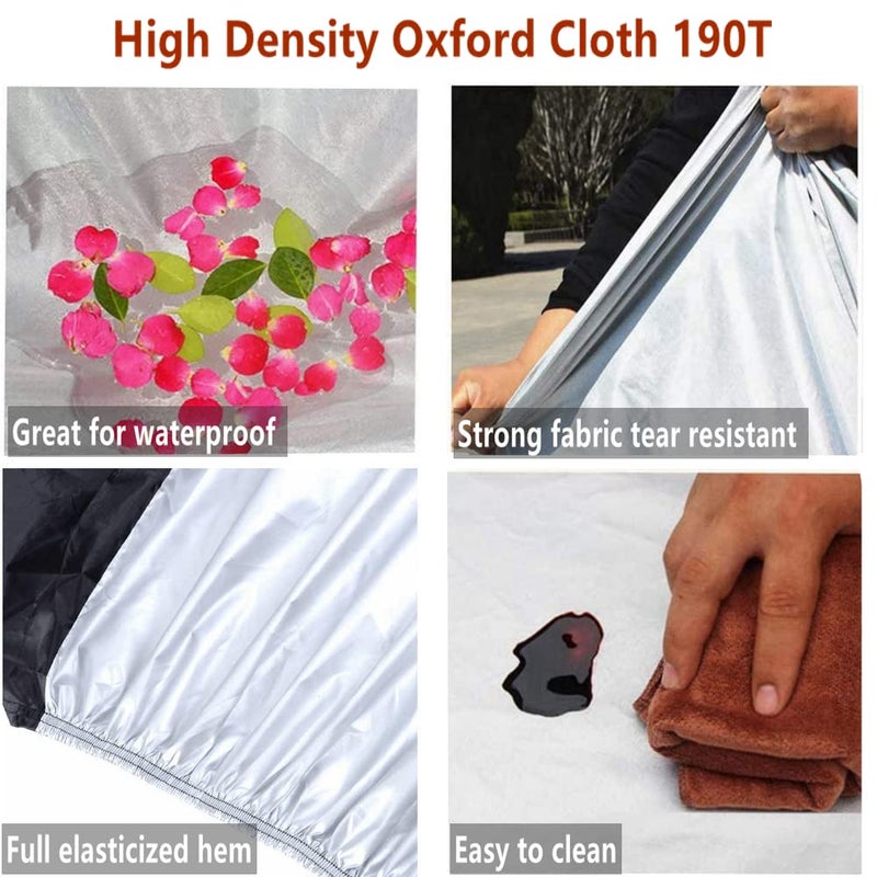 YOTOM Bike Covers, Outdoor Waterproof Bicycle Covers with Lock Hole for Mountain Road Electric Bikes - Image 4