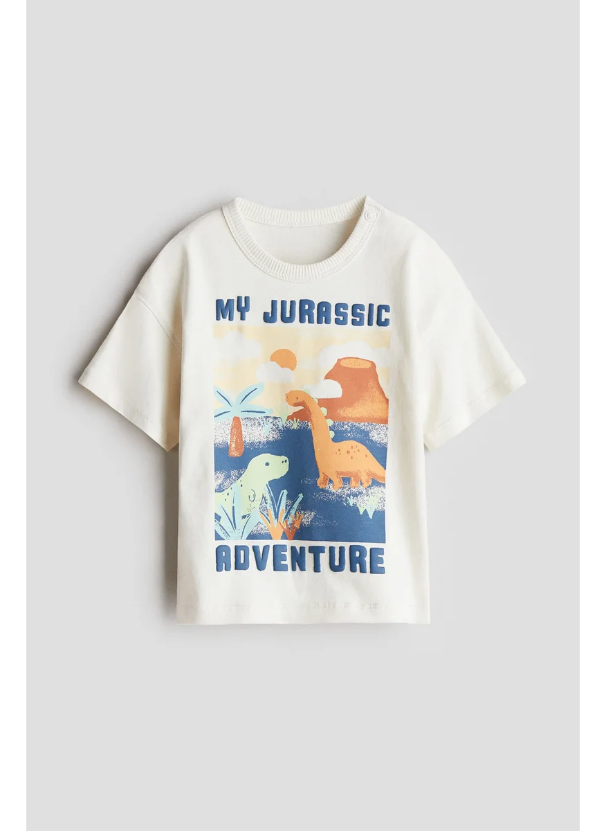 H&M Printed Cotton T-Shirt