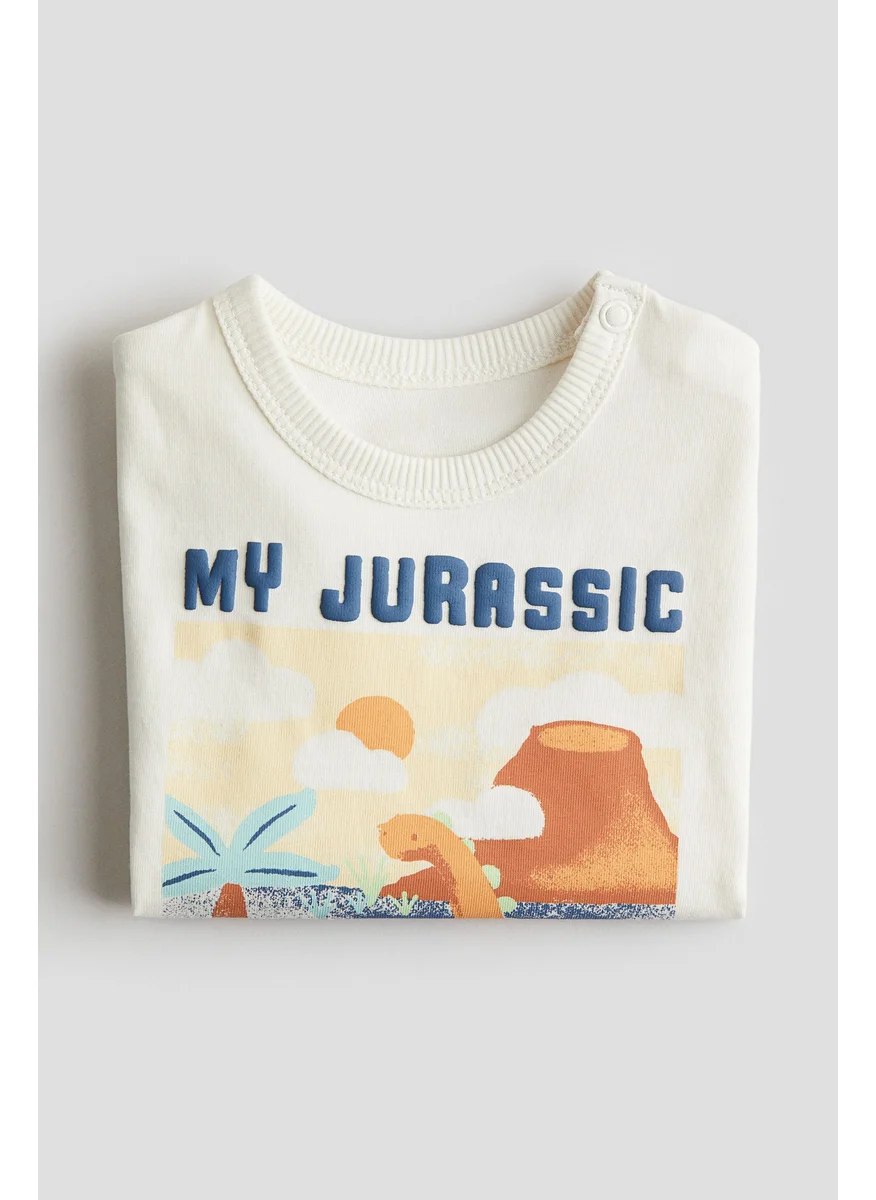 H&M Printed Cotton T-Shirt