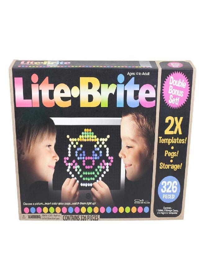 Lite Brite Magic Screen Bonus Set 326 Pieces - Image 1