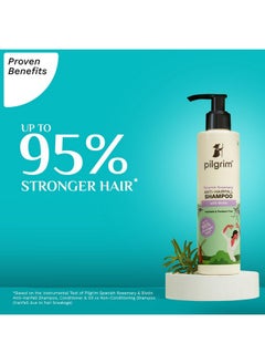 PILGRIM Spanish Rosemary & Biotin Anti Hairfall Shampoo For Reducing Hair Loss & Breakage 200Ml | Rosemary Shampoo For Hair Growth | Upto 95% Stronger Hairs | For All Hair Types | For Men & Women  - Image 5