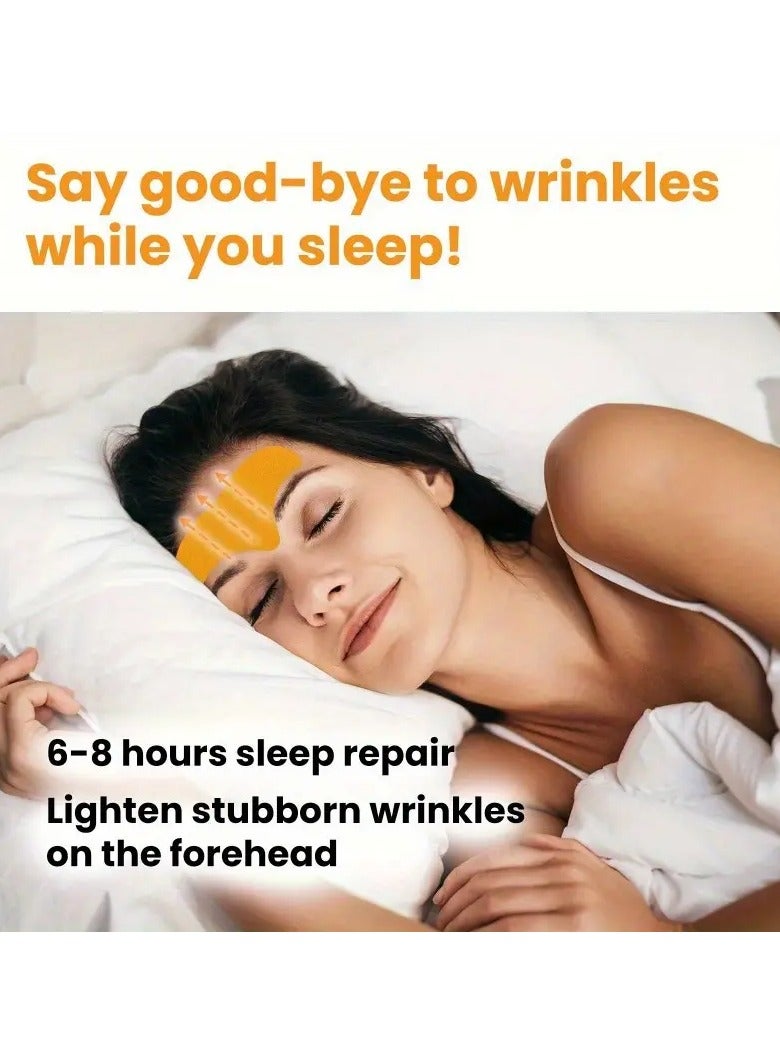 EELHOE 10pcs Forehead Wrinkle Patches - Smooths & Softens, Lifts & Tightens Face, Fragrance-Free - Image 4