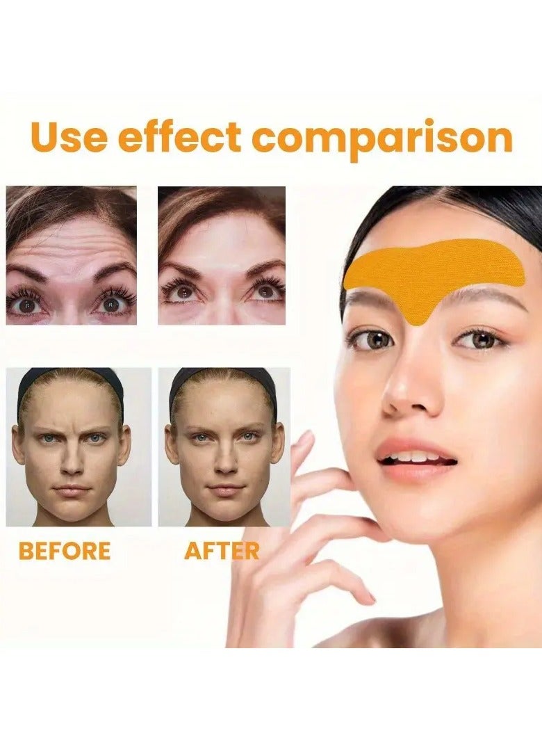 EELHOE 10pcs Forehead Wrinkle Patches - Smooths & Softens, Lifts & Tightens Face, Fragrance-Free - Image 5